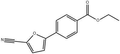 ethyl 4-(5-cyano-2-furyl)benzoate Structural