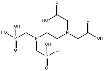 Glycine, N-[2-[bis(phosphonomethyl)amino]ethyl]-N-(carboxymethyl)- Structural