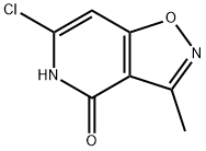 Isoxazolo[4,5-c]pyridin-4(5H)-one, 6-chloro-3-methyl- Structural