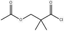 Propanoyl chloride, 3-(acetyloxy)-2,2-dimethyl- Structural
