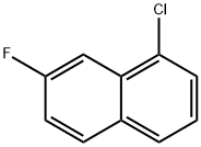 Naphthalene, 1-chloro-7-fluoro- Structural