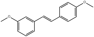 Benzene, 1-methoxy-3-[(1E)-2-(4-methoxyphenyl)ethenyl]- Structural