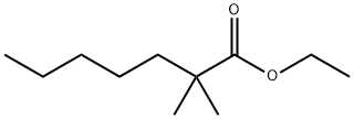 Heptanoic acid, 2,2-dimethyl-, ethyl ester Structural
