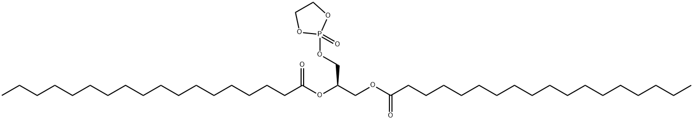 Octadecanoic acid, 1-[[(2-oxido-1,3,2-dioxaphospholan-2-yl)oxy]methyl]-1,2-ethanediyl ester, (R)- (9CI) Structural