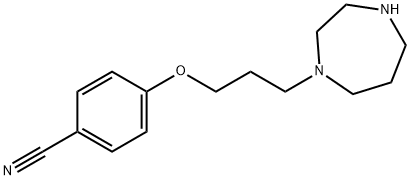 Benzonitrile, 4-[3-(hexahydro-1H-1,4-diazepin-1-yl)propoxy]- Structural