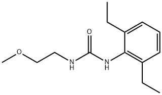 Urea, N-(2,6-diethylphenyl)-N'-(2-methoxyethyl)- Structural