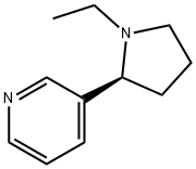 Pyridine, 3-[(2S)-1-ethyl-2-pyrrolidinyl]- Structural