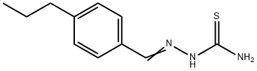 Hydrazinecarbothioamide, 2-[(4-propylphenyl)methylene]- Structural