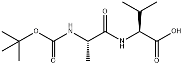 L-Valine, N-[(1,1-dimethylethoxy)carbonyl]-L-alanyl- Structural