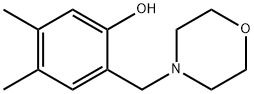 Phenol, 4,5-dimethyl-2-(4-morpholinylmethyl)- Structural