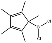 Borane, dichloro(1,2,3,4,5-pentamethyl-2,4-cyclopentadien-1-yl)- Structural