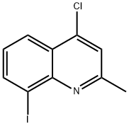 Quinoline, 4-chloro-8-iodo-2-methyl- Structural