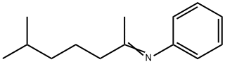 Benzenamine, N-(1,5-dimethylhexylidene)- Structural