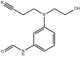 Formamide, N-[3-[(2-cyanoethyl)(2-hydroxyethyl)amino]phenyl]- Structural
