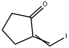 Cyclopentanone, 2-(iodomethylene)- Structural