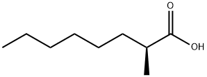 Octanoic acid, 2-methyl-, (2S)- Structural