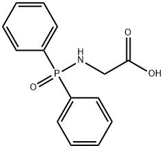 Glycine, N-(diphenylphosphinyl)- Structural