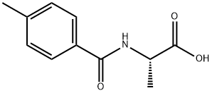 L-Alanine, N-(4-methylbenzoyl)- Structural