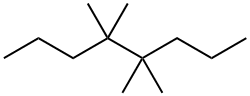 Octane, 4,4,5,5-tetramethyl- Structural