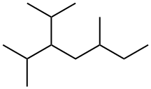 Heptane, 2,5-dimethyl-3-(1-methylethyl)- Structural