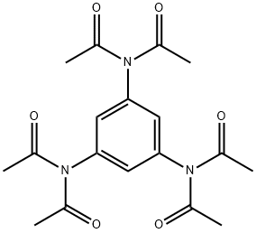 Acetamide, N,N',N''-1,3,5-benzenetriyltris[N-acetyl- Structural
