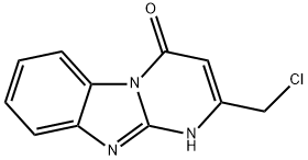 Pyrimido[1,2-a]benzimidazol-4(1H)-one, 2-(chloromethyl)- Structural