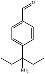 Benzaldehyde, 4-(1-amino-1-ethylpropyl)- Structural