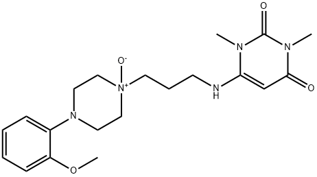 2,4(1H,3H)-Pyrimidinedione, 6-[[3-[4-(2-methoxyphenyl)-1-oxido-1-piperazinyl]propyl]amino]-1,3-dimethyl-