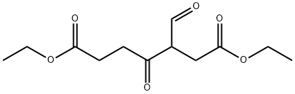 Heptanedioic acid, 3-formyl-4-oxo-, 1,7-diethyl ester Structural