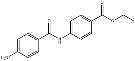 Benzoic acid, 4-[(4-aminobenzoyl)amino]-, ethyl ester Structural