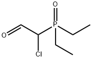 Acetaldehyde, 2-chloro-2-(diethylphosphinyl)- Structural