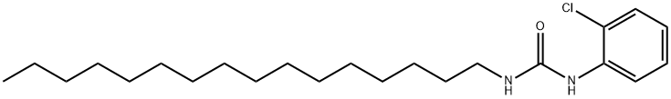 Urea, N-(2-chlorophenyl)-N'-hexadecyl- Structural