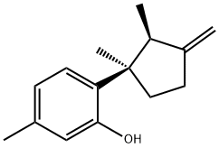 Phenol, 2-[(1R,2S)-1,2-dimethyl-3-methylenecyclopentyl]-5-methyl- Structural