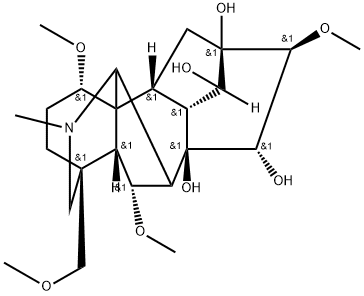 Benzoylhypacoitine Structural