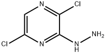 Pyrazine, 2,5-dichloro-3-hydrazinyl- Structural