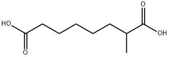Octanedioic acid, 2-methyl- Structural