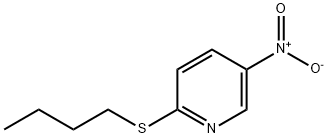 Pyridine, 2-(butylthio)-5-nitro- Structural