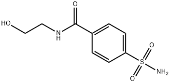 Benzamide, 4-(aminosulfonyl)-N-(2-hydroxyethyl)- Structural