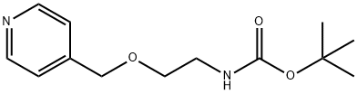 Carbamic acid, [2-(4-pyridinylmethoxy)ethyl]-, 1,1-dimethylethyl ester (9CI) Structural