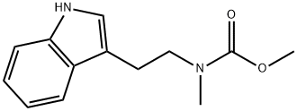 Carbamic acid, [2-(1H-indol-3-yl)ethyl]methyl-, methyl ester (9CI) Structural