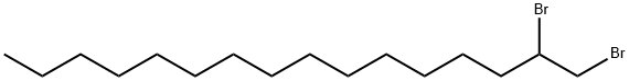 Hexadecane, 1,2-dibromo- Structural