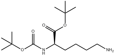 tert-butyl (2R)-2,6-bis({[(tert-butoxy)carbonyl]amino})hexanoate Structural