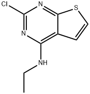 Thieno[2,3-d]pyrimidin-4-amine, 2-chloro-N-ethyl- Structural