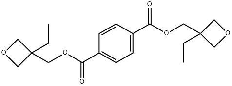 bis[(3-ethyloxetan-3-yl)methyl] benzene-1,4-dicarboxylate Structural