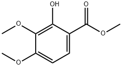 Benzoic acid, 2-hydroxy-3,4-dimethoxy-, methyl ester Structural