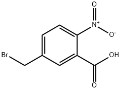 Benzoic acid, 5-(bromomethyl)-2-nitro- Structural