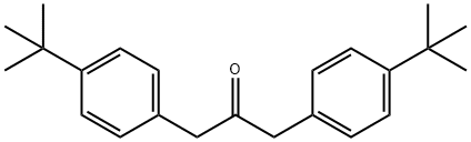 IN1634, 1,3-Bis(4-(tert-butyl)phenyl)propan-2-one Structural