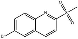 Quinoline, 6-bromo-2-(methylsulfonyl)- Structural