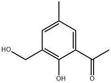 Ethanone, 1-[2-hydroxy-3-(hydroxymethyl)-5-methylphenyl]- Structural