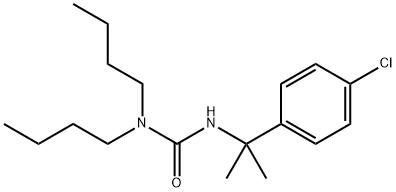 Urea, N,N-dibutyl-N'-[1-(4-chlorophenyl)-1-methylethyl]- Structural